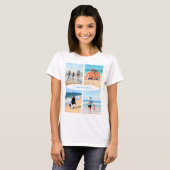 Collage photo personnalisé T-Shirt Your Photos and (Devant entier)