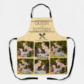 Collage photo personnalisé tablier de cuisine (Recto)
