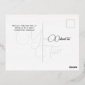 Collage photo personnalisé Véritable carte de call (Verso)