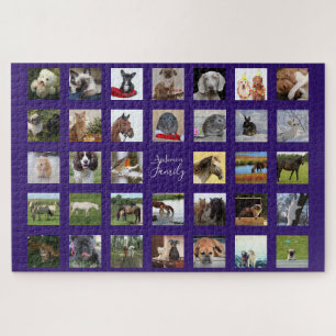 Collage photo personnalisées géant PUZZLE 1014 Piè