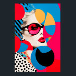 Collage photo Pop Art<br><div class="desc">Poster collage photo Pop Art "La vie est comme une peinture - plus nous ajoutons de couleurs vives,  plus elle devient lumineuse." Pour les amoureux de la couleur et de la pop art !</div>