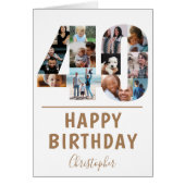 Collage photo pour le 40e anniversaire (Devant)