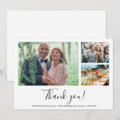 Collage photo pour les 50 ans de mariage Merci pou (Devant / Derrière)