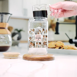 Collage Photo Rose We Love You Grand-mère Meilleur