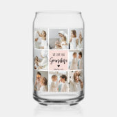 Collage Photo Rose We Love You Grand-mère Meilleur (Recto)