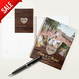 Collage photo Rustic Wood Engaged Couple Bride-2-B
