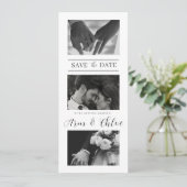 Collage Photo Save The Date Mariage Moderne (Debout devant)