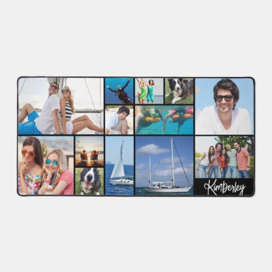 Collage photo simple 13 couleur personnalisée (Recto)