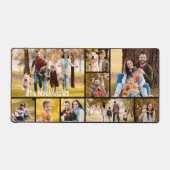 Collage photo simple 9 couleur personnalisée (Recto)