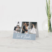 Collage photo simple amour Merci Dusty Blue (Devant)