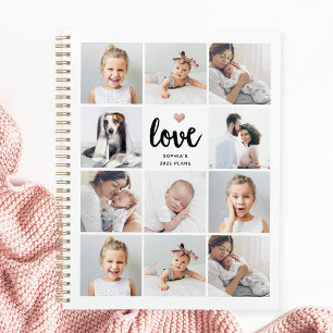Collage photo simple et chic Amour avec coeur