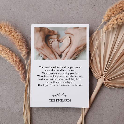 Collage photo simple Faire-part de naissance nouve