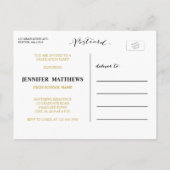 Collage photo simple | Invitation de la fête de gr (Dos)