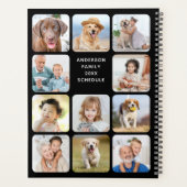 Collage photo tendance 11 Calendrier personnalisé (Dos)