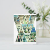 Collage photo Triangle Paris tendance - Carte post (Debout devant)