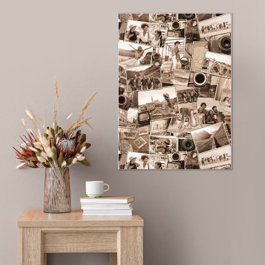 Collage photo vintage Sepia ID1066