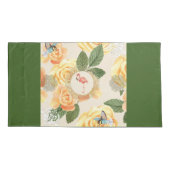  collage Retro met kant en bloemen Kussensloop (Achterkant)