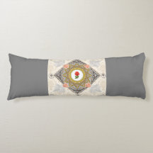 collage Retro met kant en bloemen