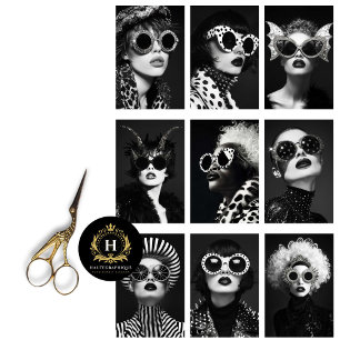  Collage Retro Rock Star Glamour Decoupage Tissuepapier