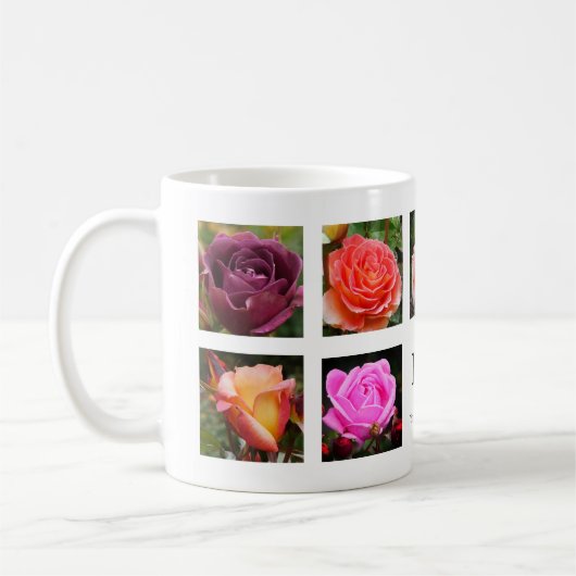 Collage rose #2 Mug (Gauche)