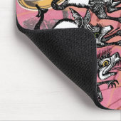 Collage rose de tapis de souris (Coin)