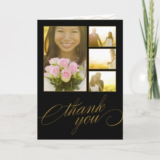 COLLAGE SCRIPTE | CARTE DE REMERCIEMENTS DE MARIAG (Devant)