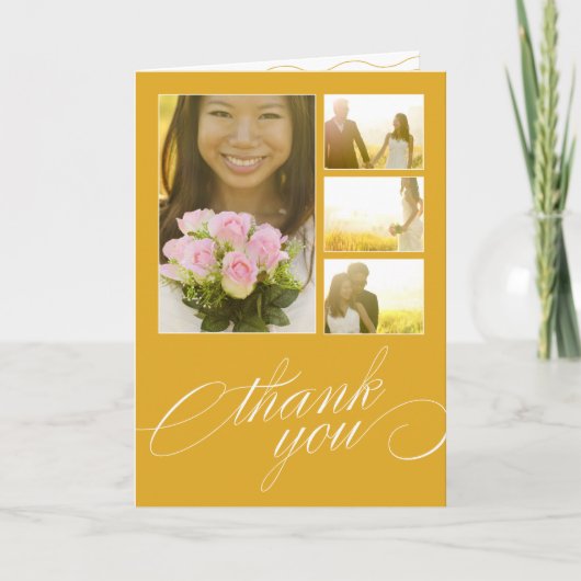 COLLAGE SCRIPTE | CARTE DE REMERCIEMENTS DE MARIAG (Devant)