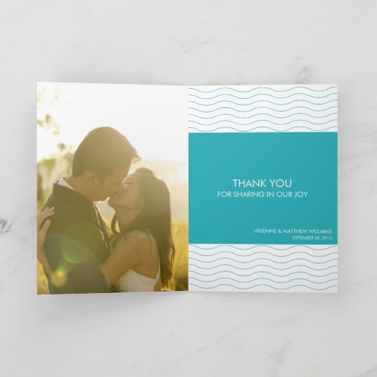 COLLAGE SCRIPTE | CARTE DE REMERCIEMENTS DE MARIAG (Intérieur)