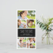 Collage simple Enregistrer la date Carte photo (Debout devant)