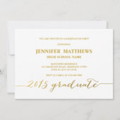 Collage simple| Invitation du groupe de diplômés (Dos)