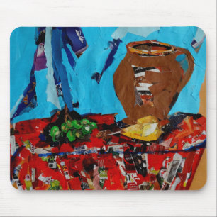 Collage stilleven pop art Mousepad Muismat
