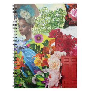 Collage-stroomlaptop Notitieboek