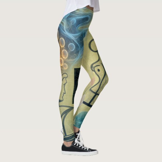 Collage style Leggings pour femmes (Droite)