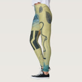 Collage style Leggings pour femmes (Gauche)