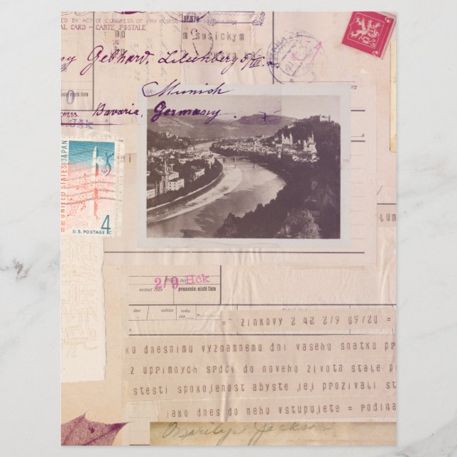  Collage Travel Scrapbook (Voorkant)