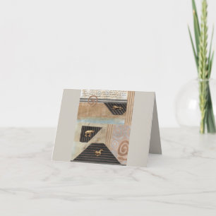 Collage van Afrikaanse dieren Bedankkaart