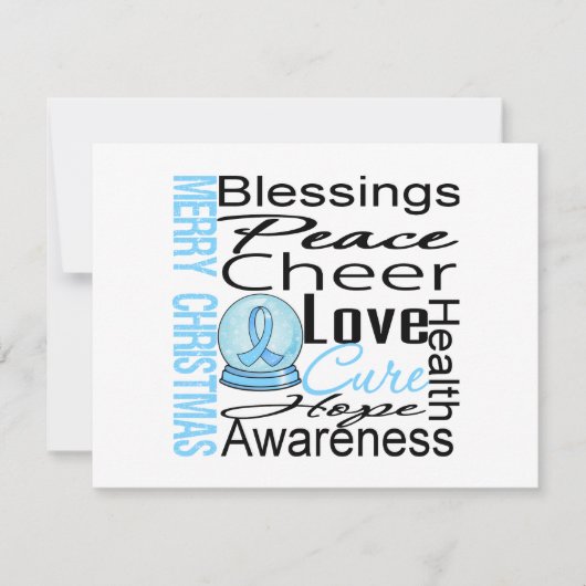 Collage van Kanker van de Vakantie van Kerstmis Feestdagenkaart (Voorkant)