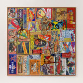 COLLAGE VAN NOSTALGIE LEGPUZZEL (Horizontaal)