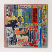 COLLAGE VAN NOSTALGIE LEGPUZZEL (Horizontaal)