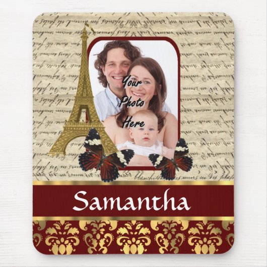  collage van Parijs Muismat (Voorkant)