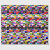 Collage van Pride Flags Cadeaupapier (Vlak)