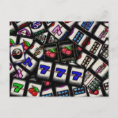 Collage van sleufmachineleesjes briefkaart (Voorkant)