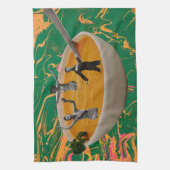 collage van soepdansers theedoek (Verticaal)