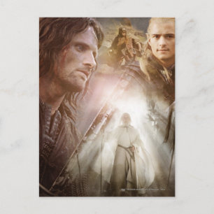 Collage van tekens briefkaart