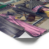 Collage  Vervoer van de twintigste eeuw Perfect Poster (Hoek)