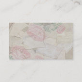 Collage vintage, lettres françaises et cartes (Dos)