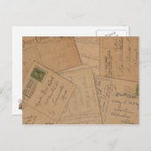 Collage vintage par carte postale (Devant / Derrière)