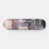 Collage violet noir sur skateboard (Horz)
