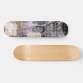 Collage violet noir sur skateboard (Horz)