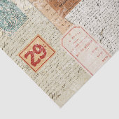 Collaged Tissue Paper Tissuepapier (Detail)